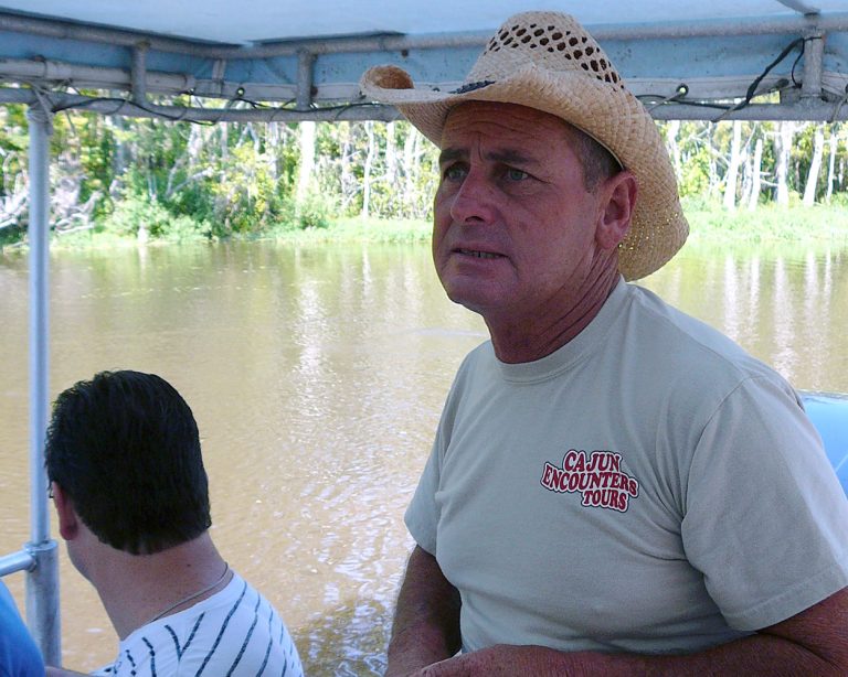 swamp boat in louisiana bayou