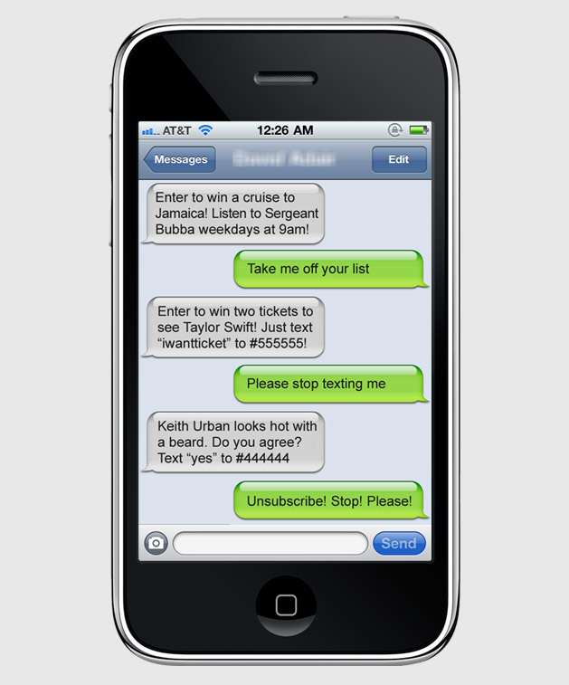 iphone messages screen